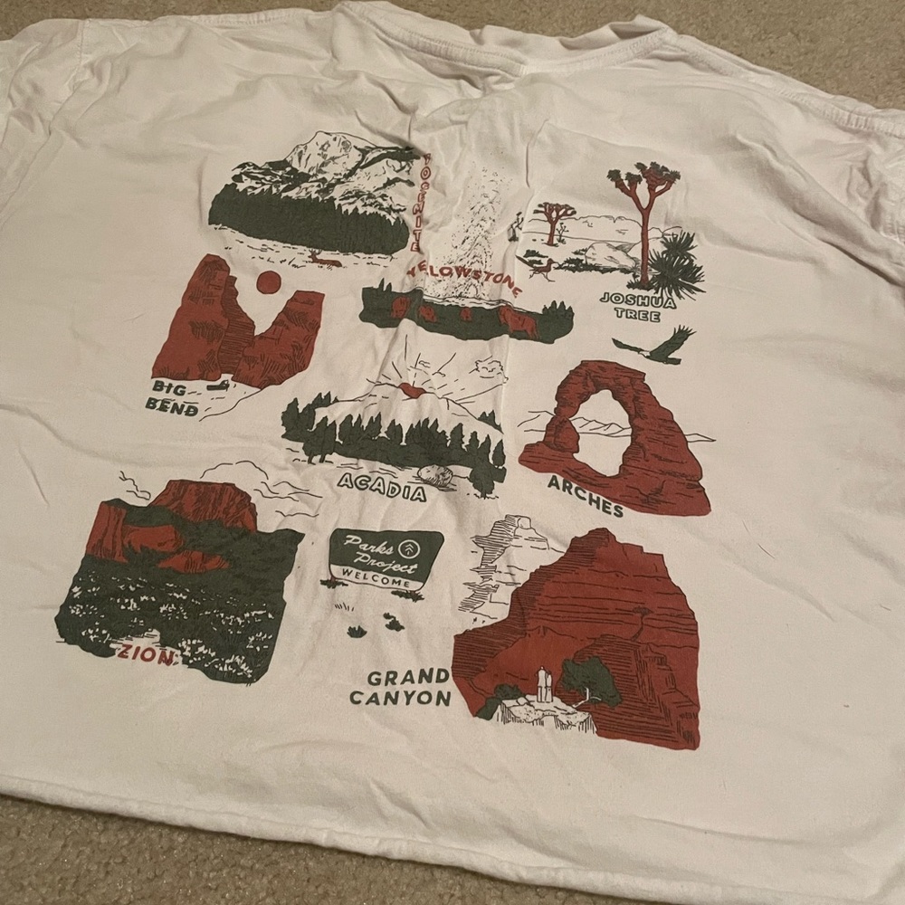 Parks Project National Parks Crop Top